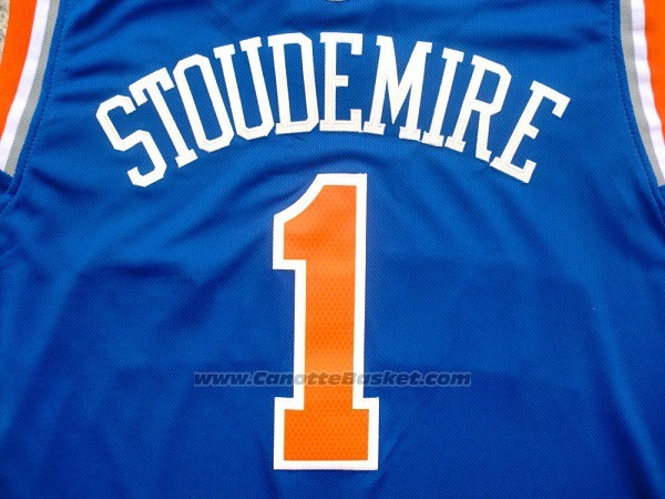 Maglia New York Knicks Amar'e Stoudemire #1 Blu